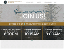 Tablet Screenshot of elimchurch.ca